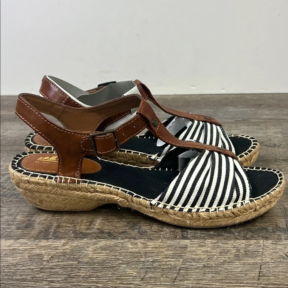 Cliffs By White Mountain Women's Cheerio T-Strap Espadrille Sandals